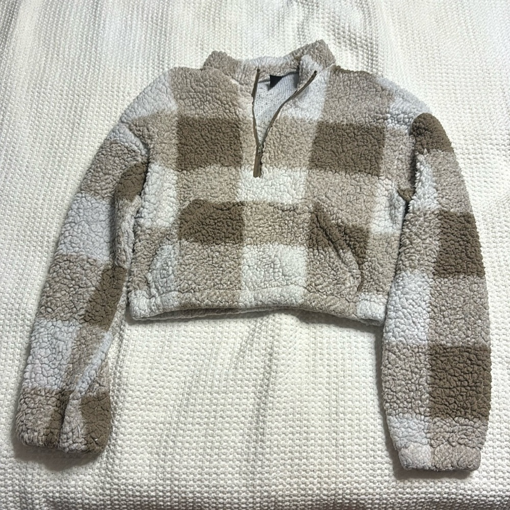 SHEIN zip up sweater